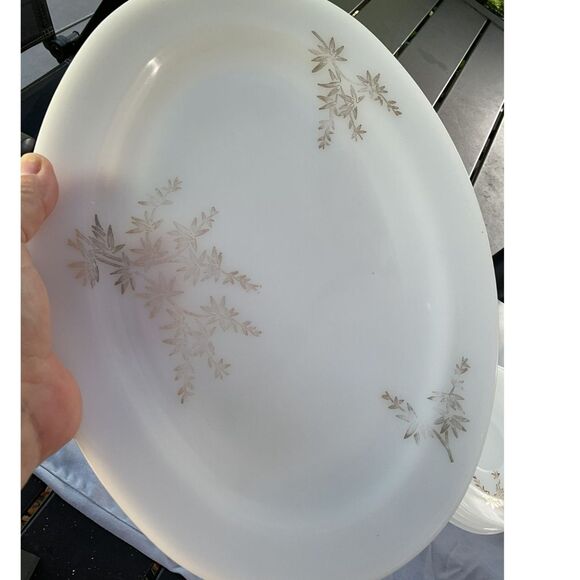 Vintage Federal Glass Golden Glory Tea Service - Picture 2 of 9